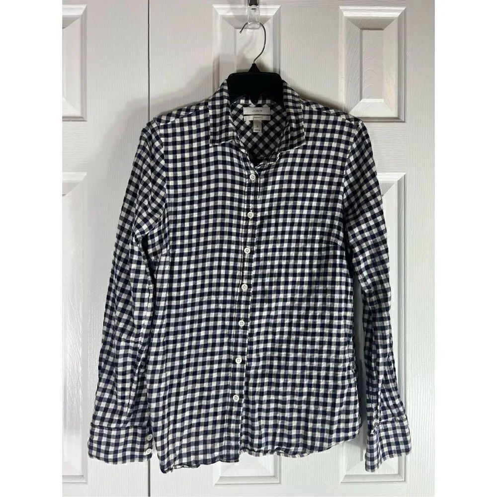 J crew Perfect Button Up Womens Blouse Size 2